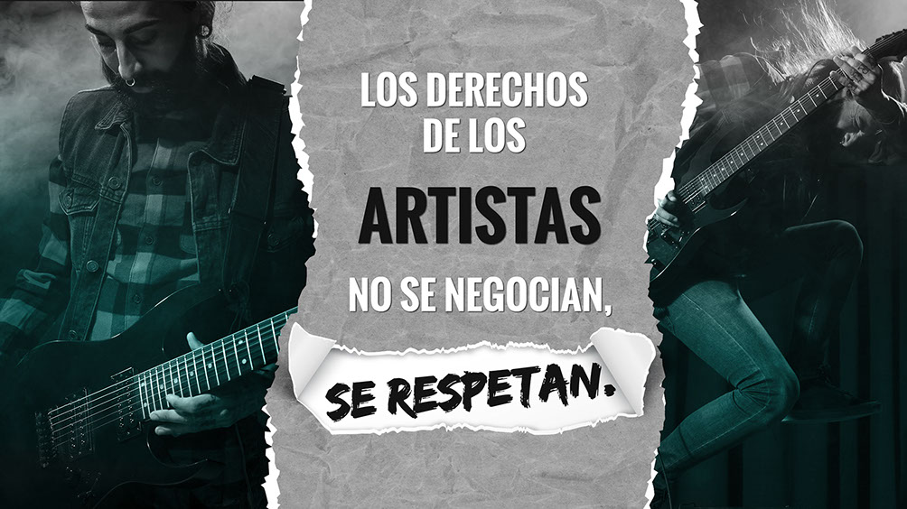Afiche Oficial de SARIME - Derechos de los Artistas